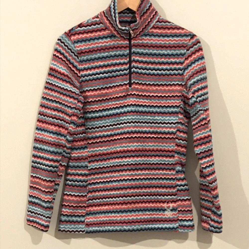 Spyder Pullover - Multi-Colored Striped - image 2